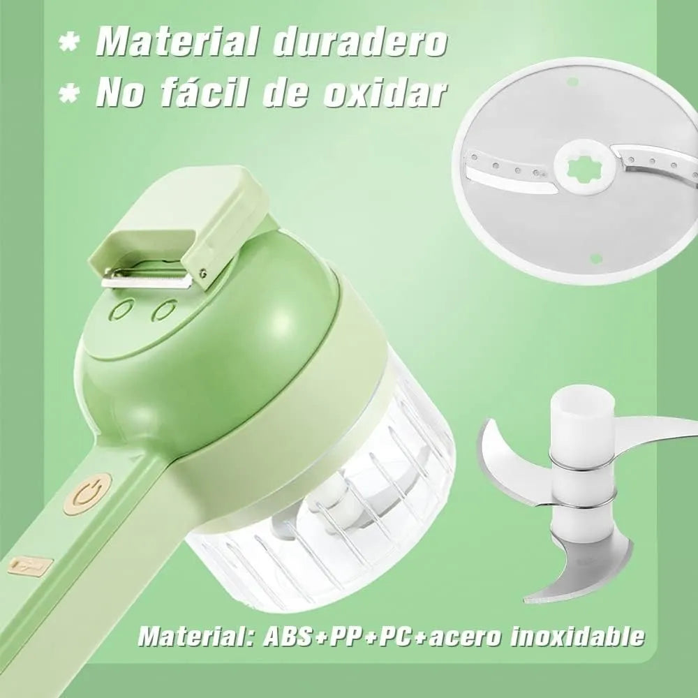Accesorios incluidos con el picador eléctrico Habitak: cuchillas y cepillo de limpieza